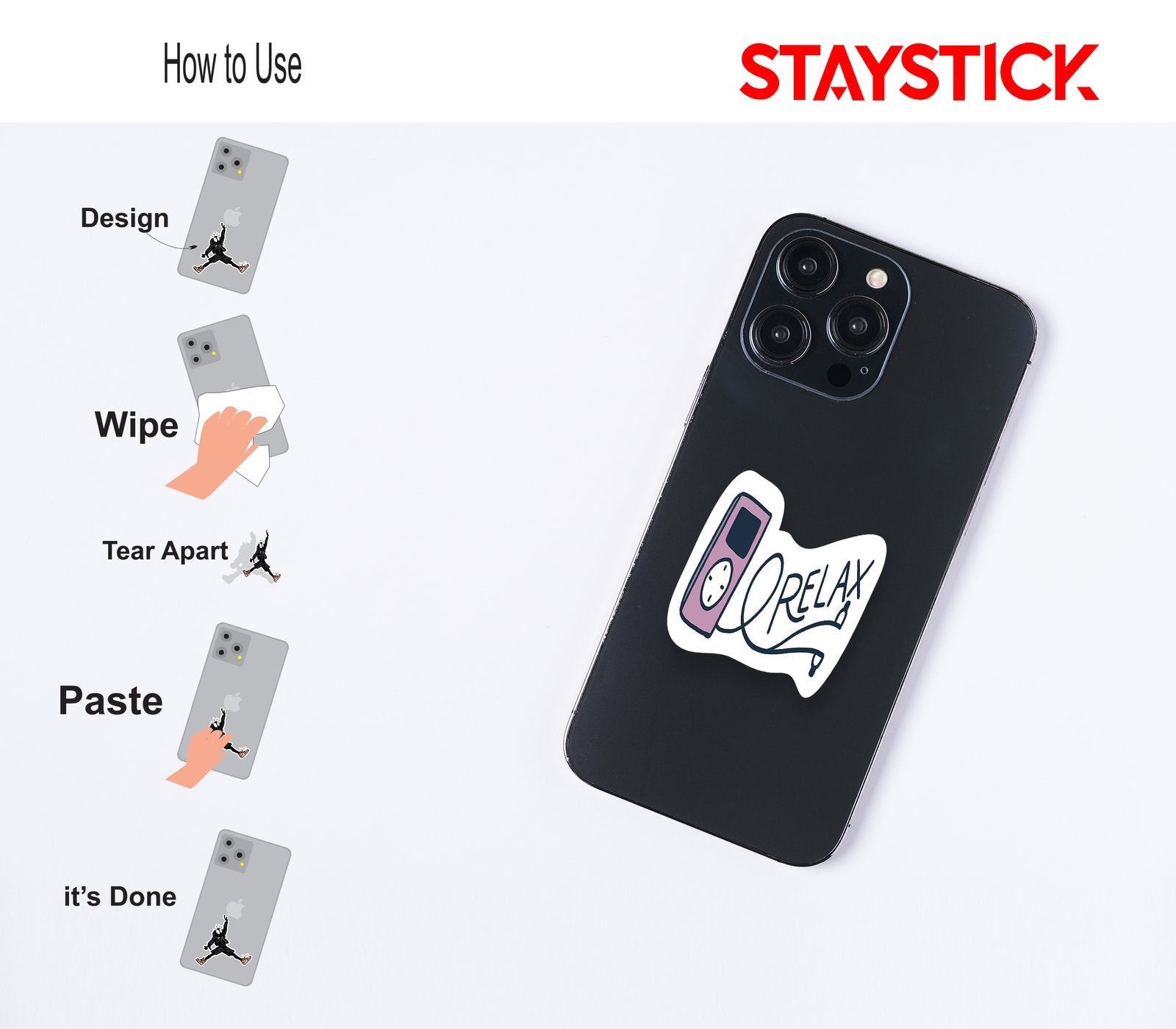 RELAX STICKER Premium Vinyl Sticker