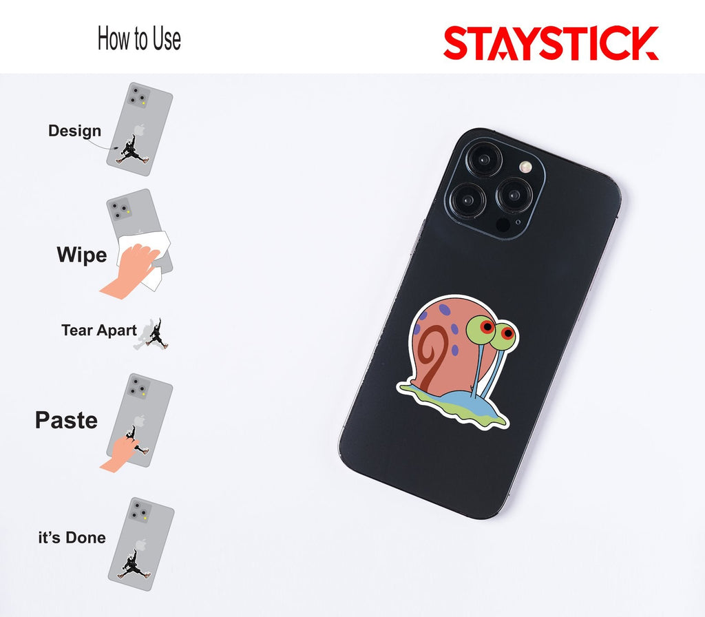 Gary the Snail Sticker Premium Vinyl Sticker