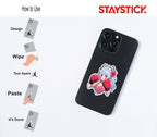 BOXING GIRL STICKER Premium Vinyl Sticker