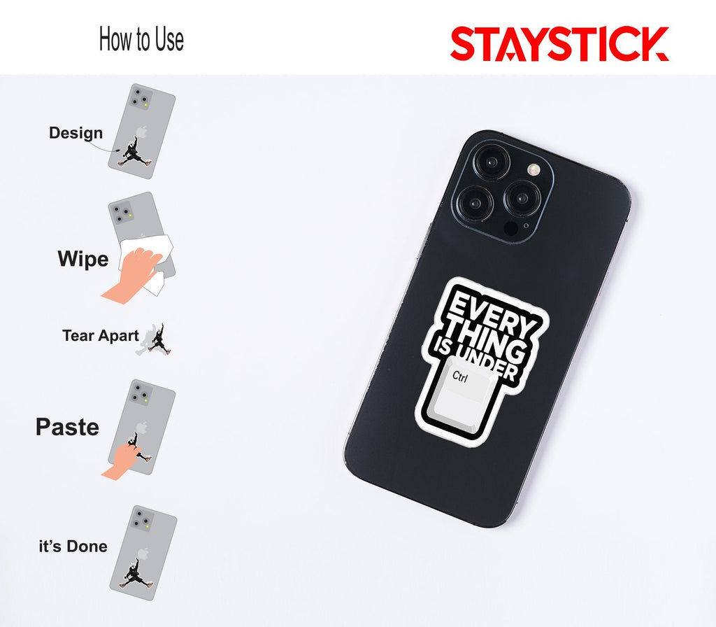 CTRL LIFE STICKER Premium Vinyl Sticker
