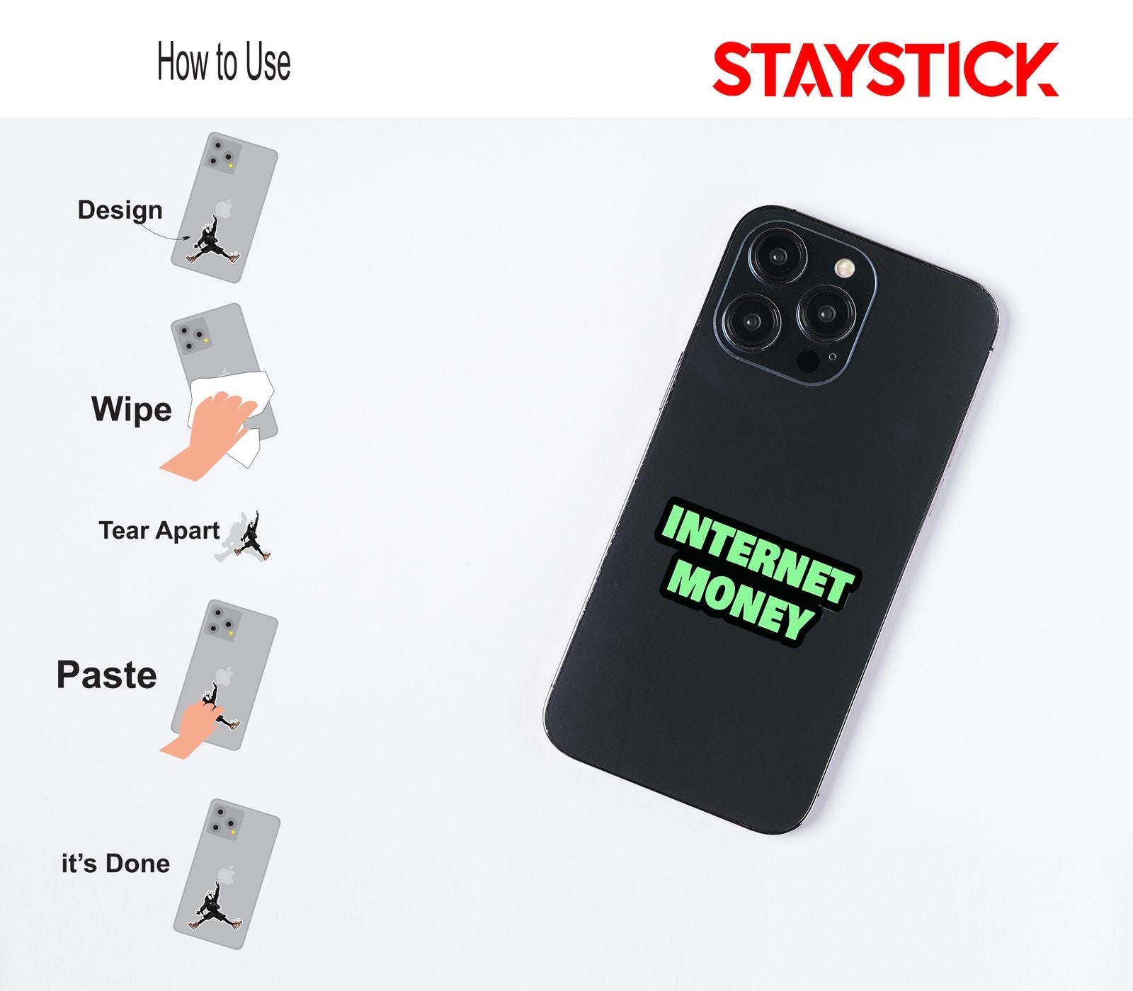 MONEY STICKER Premium Vinyl Sticker