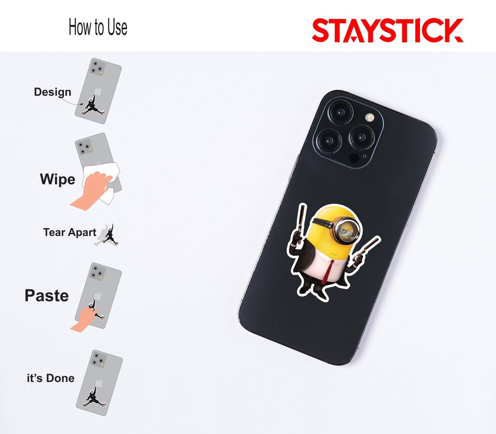 Hitman Minion Sticker Premium Vinyl Sticker