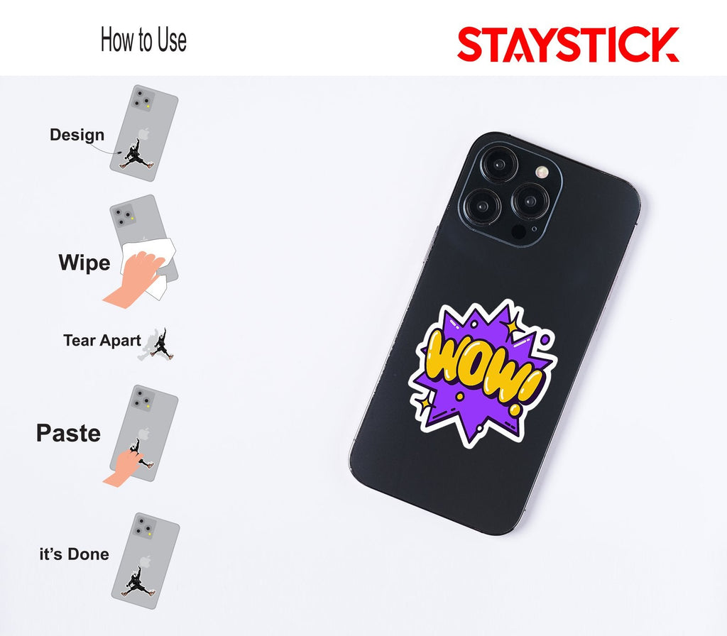 WOW STICKER Premium Vinyl Sticker