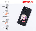 BUTTERFLY HAIR STICKER Premium Vinyl Sticker