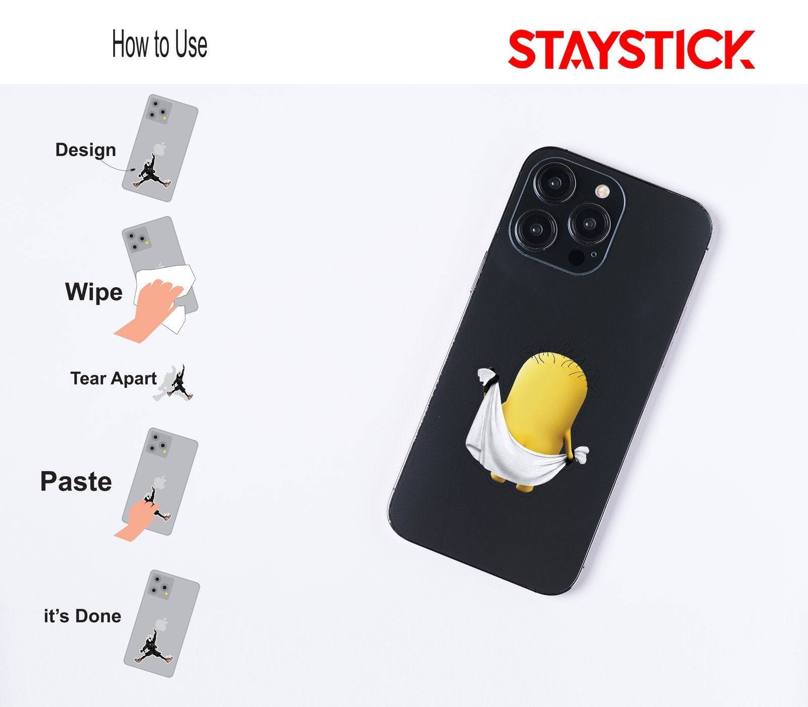 Surprised Patrick Star Sticker 3D Premium Sticker