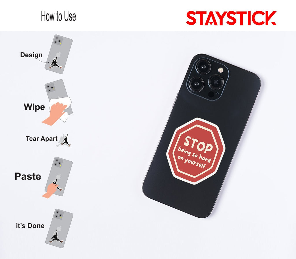 STOP STICKER Premium Vinyl Sticker