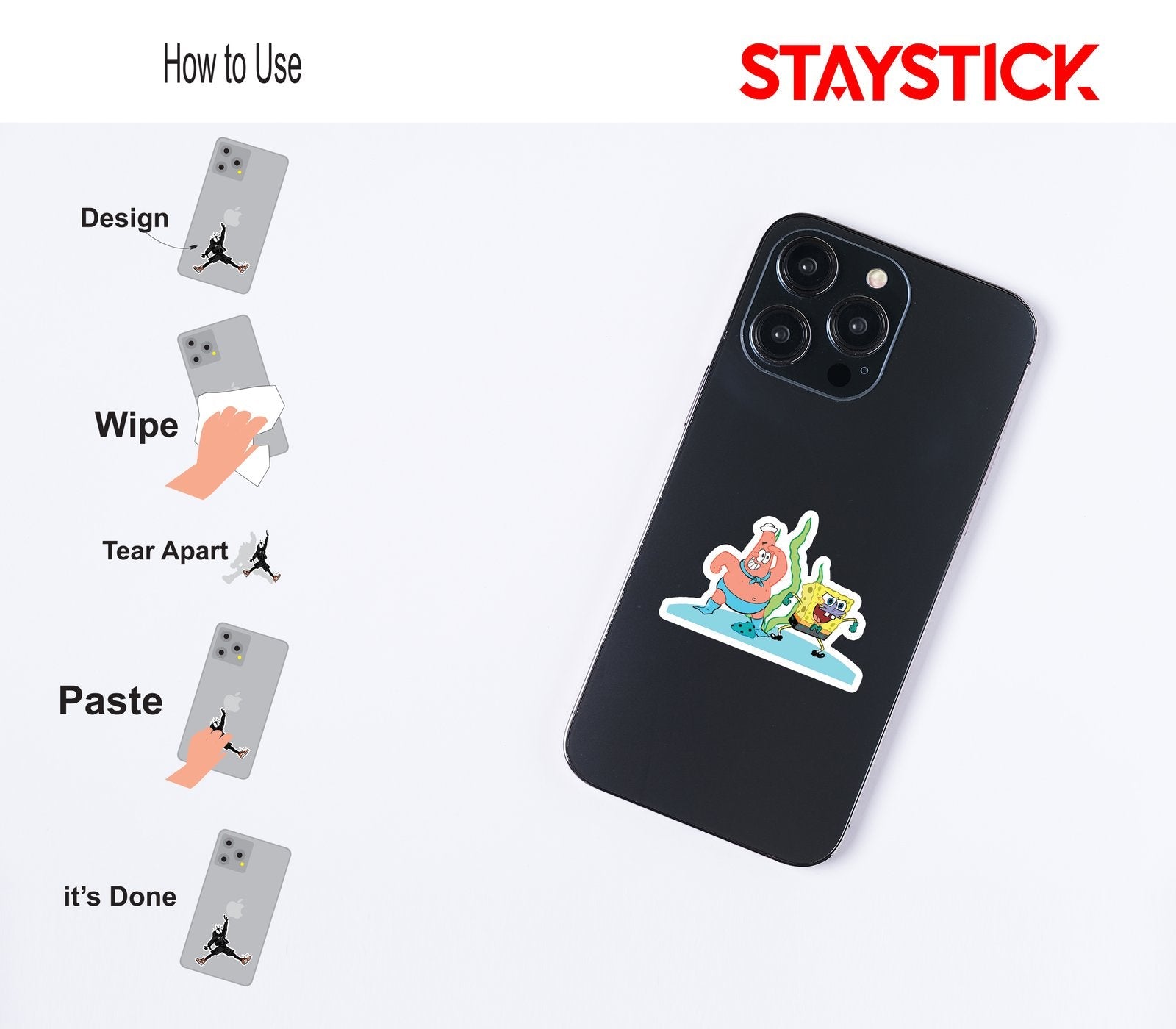 SpongeBob & Patrick Sticker Premium Vinyl Sticker