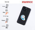 Doraemon Relaxing Sticker Premium Vinyl Sticker