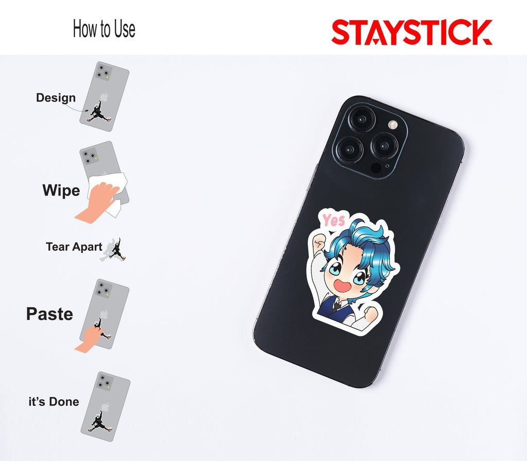 ANIME 4 STICKER Premium Vinyl Sticker