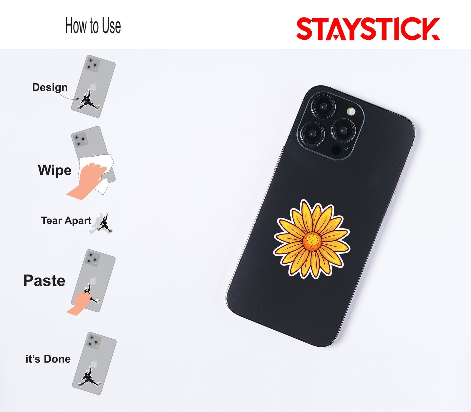SUNFLOWER STICKER Premium Vinyl Sticker