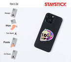 NEON SKULL STICKER Premium Vinyl Sticker
