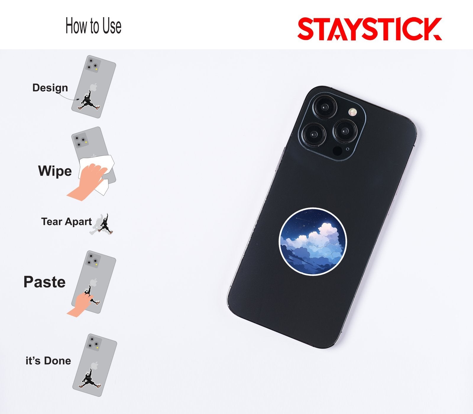 SKY BADGE STICKER Premium Vinyl Sticker