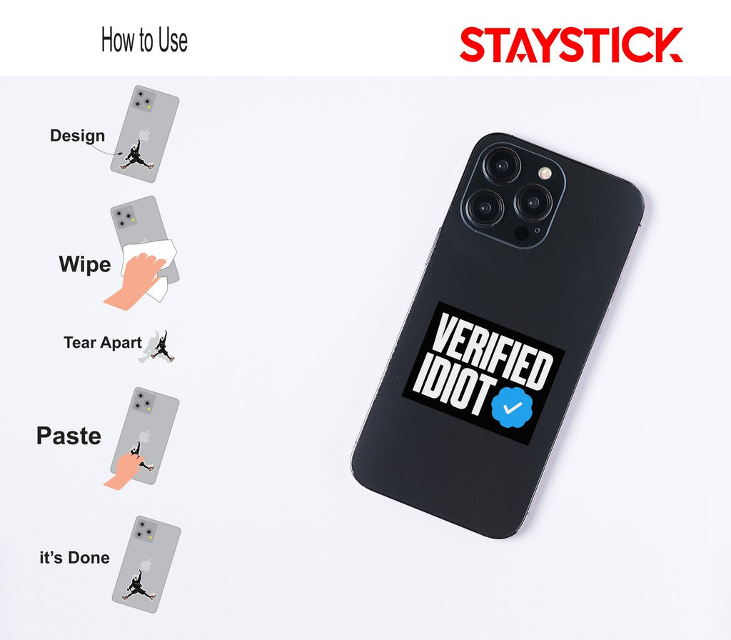 VERIFIED STICKER Premium Vinyl Sticker