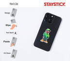 GREEN CARTOON STICKER Premium Vinyl Sticker