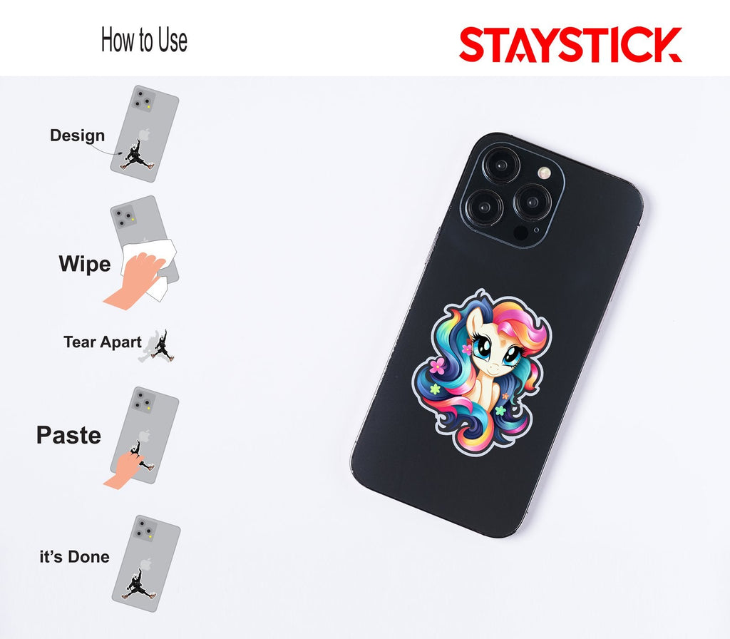 CUTE GIRL STICKER Premium Vinyl Sticker