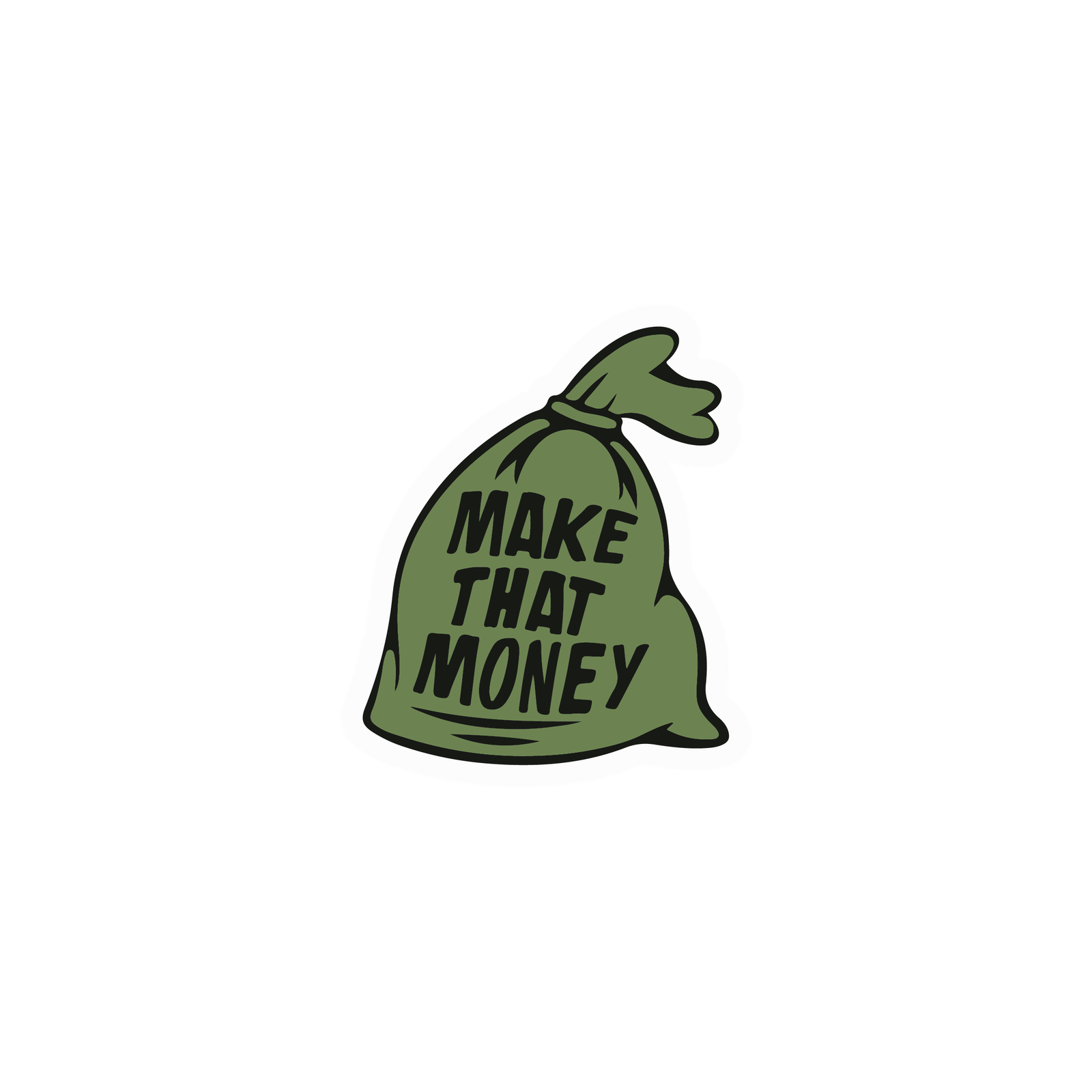 MONEY STICKER Metalized Sticker