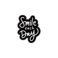 SMILE STICKER Metalized Sticker
