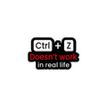 CTRL Z STICKER Premium Vinyl Sticker
