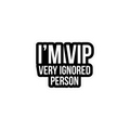 VIP STICKER Metalized Sticker