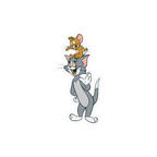TOM & JERRY STICKER Premium Vinyl Sticker