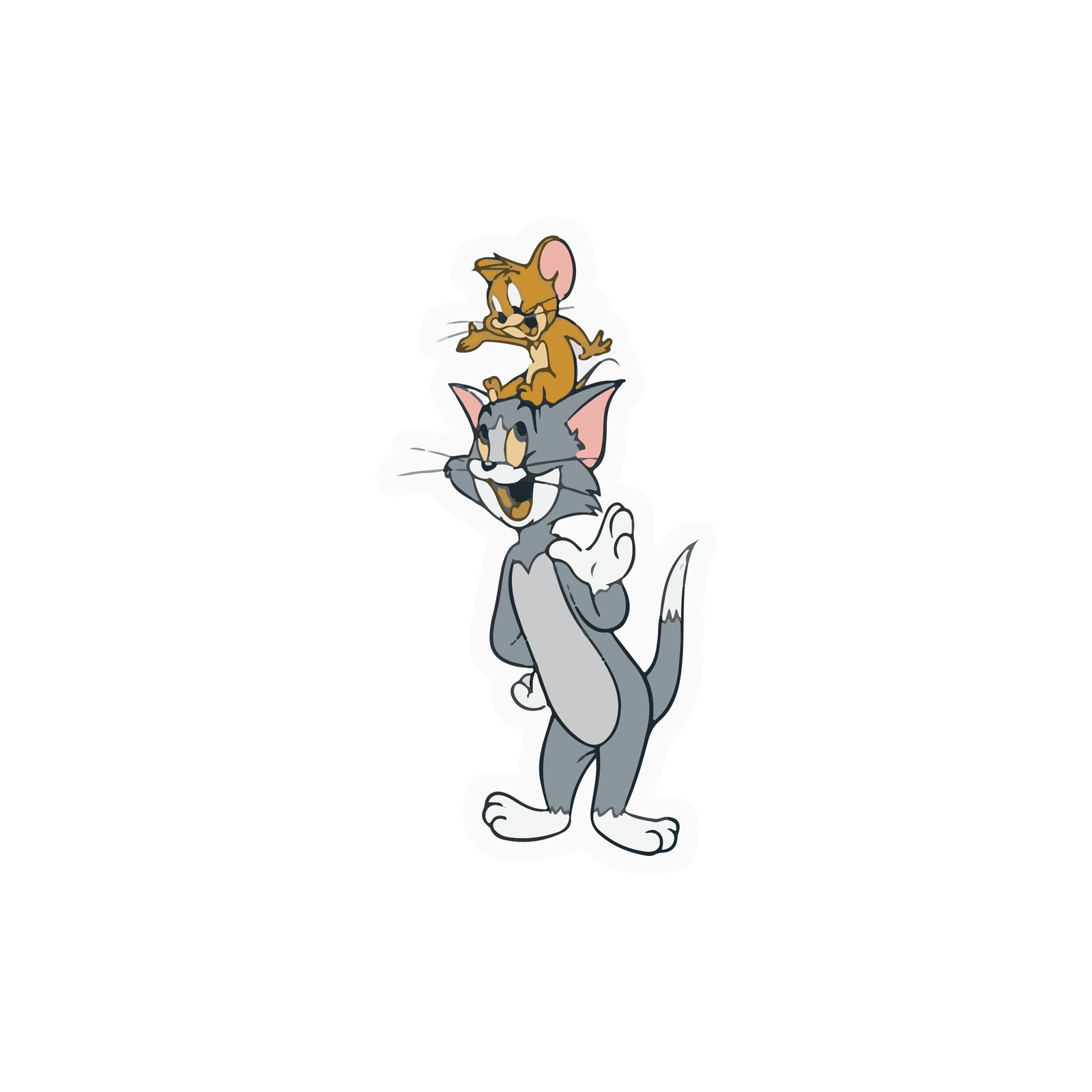 TOM & JERRY STICKER Premium Vinyl Sticker