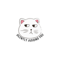 CAT FACE STICKER Premium Vinyl Sticker