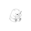 PANDA STICKER Premium Vinyl Sticker