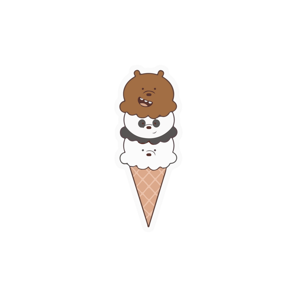 ICE CREAM STICKER Premium Vinyl Sticker