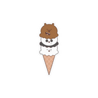ICE CREAM STICKER Premium Vinyl Sticker