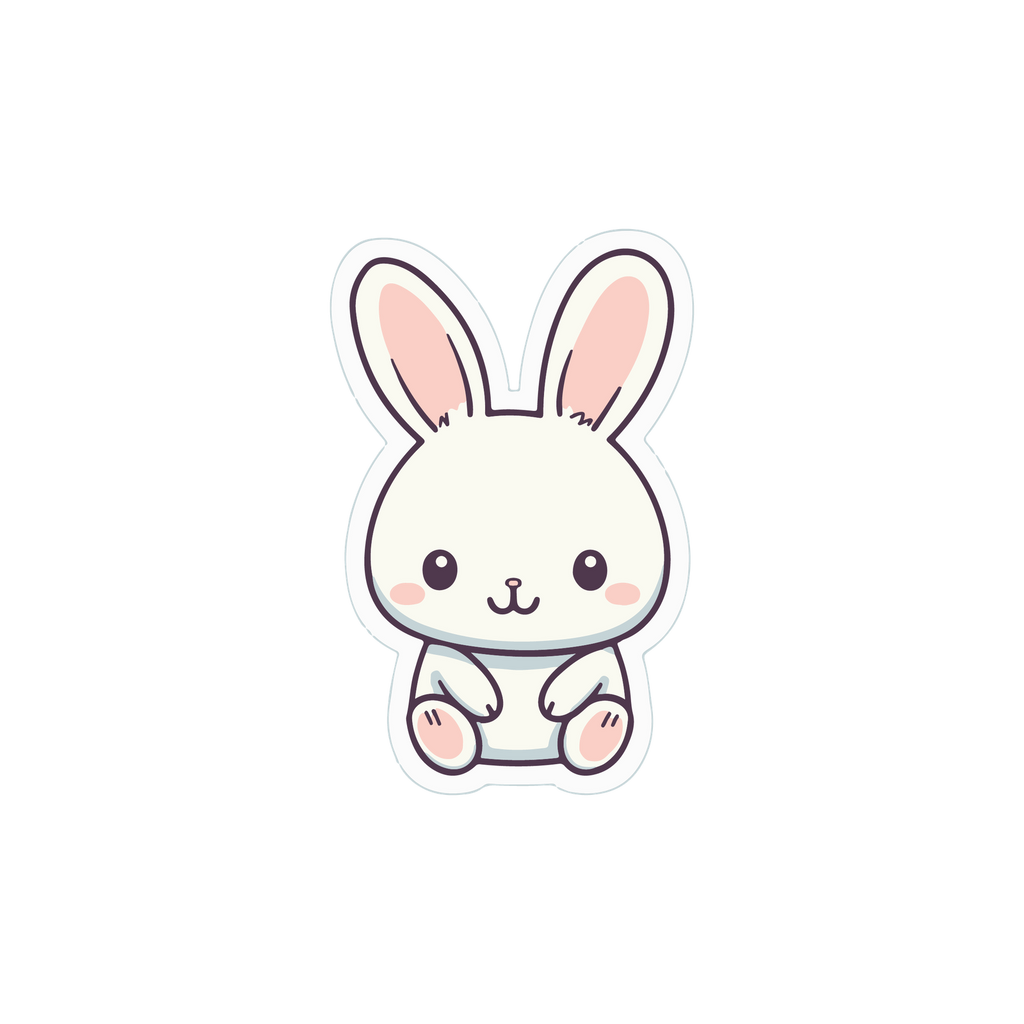 CUTE PUPPY STICKER Premium Vinyl Sticker