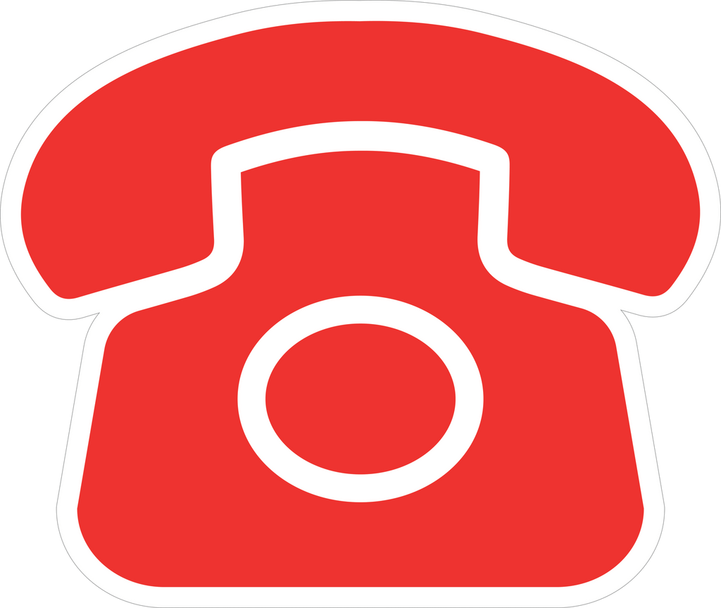 TELEPHONE STICKER Premium Vinyl Sticker