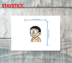 Nobita Nobi Sticker Premium Vinyl Sticker