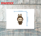 Creepy Cute Bunny Monster Sticker Premium Vinyl Sticker