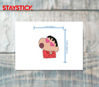 Shin-Chan in Love Sticker Premium Vinyl Sticker