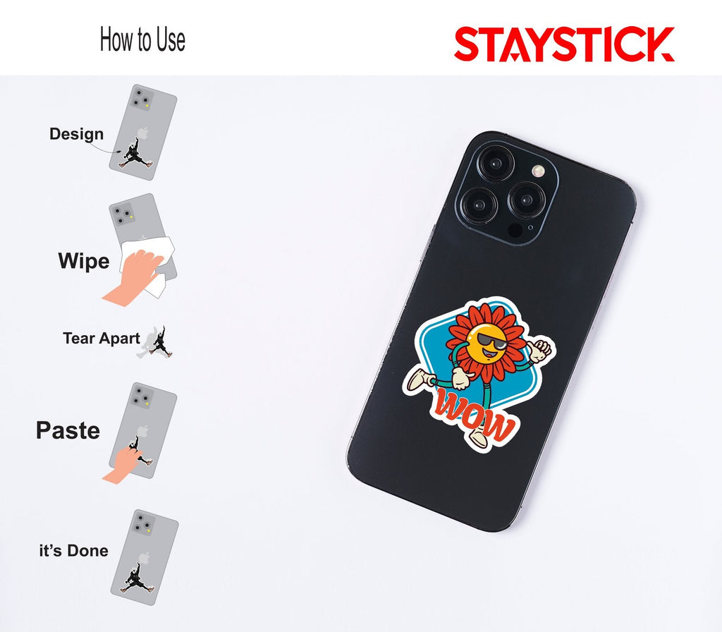 WOW STICKER Metalized Sticker