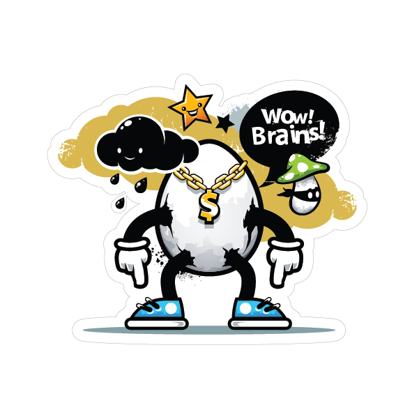 CARTOON STICKER Premium Vinyl Sticker