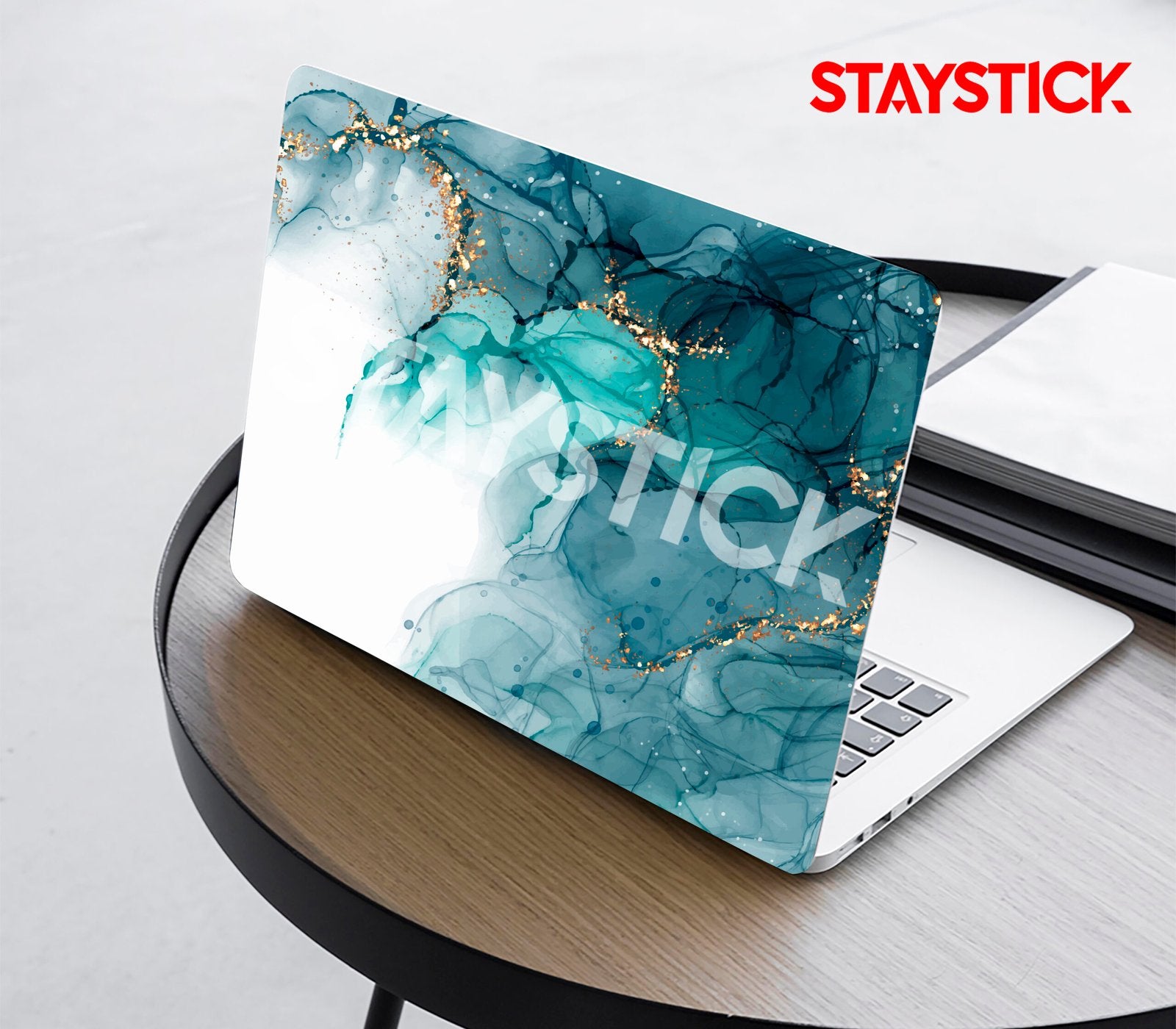 BLUE GRAPHICAL LAPTOP STICKER
