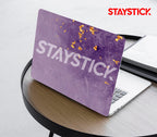 PURPLE GRAPHICAL LAPTOP STICKER