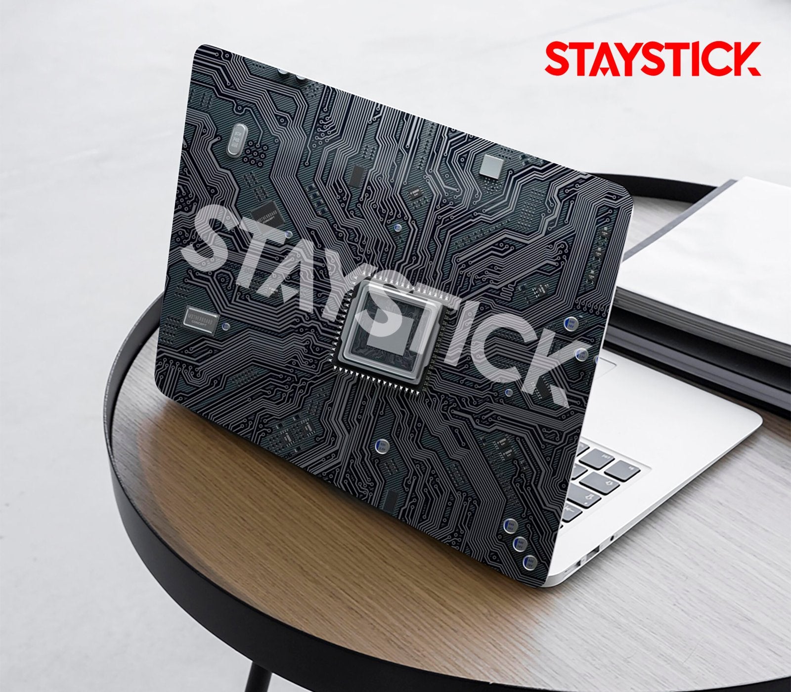 BLACK GRAPHICAL LAPTOP STICKER