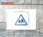 SCHOOL ZONE STICKER Safety Sticker