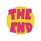 THE END STICKER Premium Vinyl Sticker
