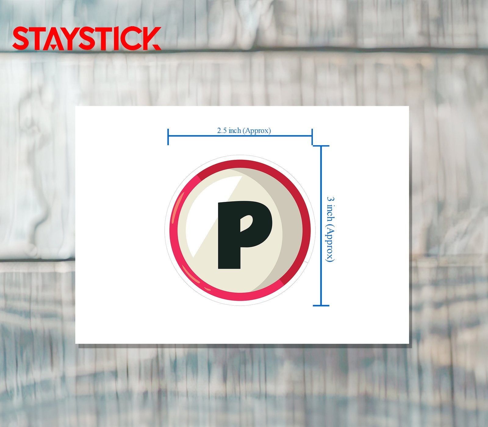 PARKING STICKER Premium Vinyl Sticker