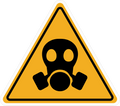 GAS MASK STICKER Premium Vinyl Sticker
