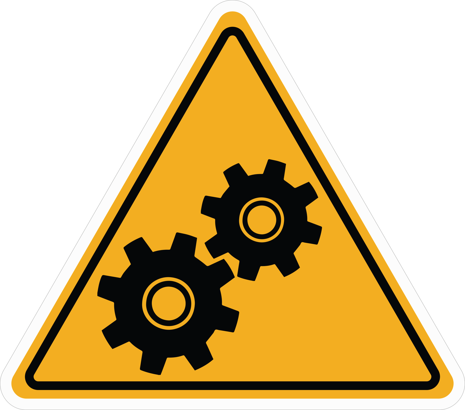 MACHINERY STICKER Premium Vinyl Sticker