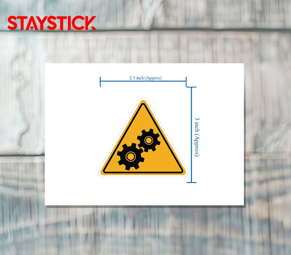 MACHINERY STICKER Premium Vinyl Sticker