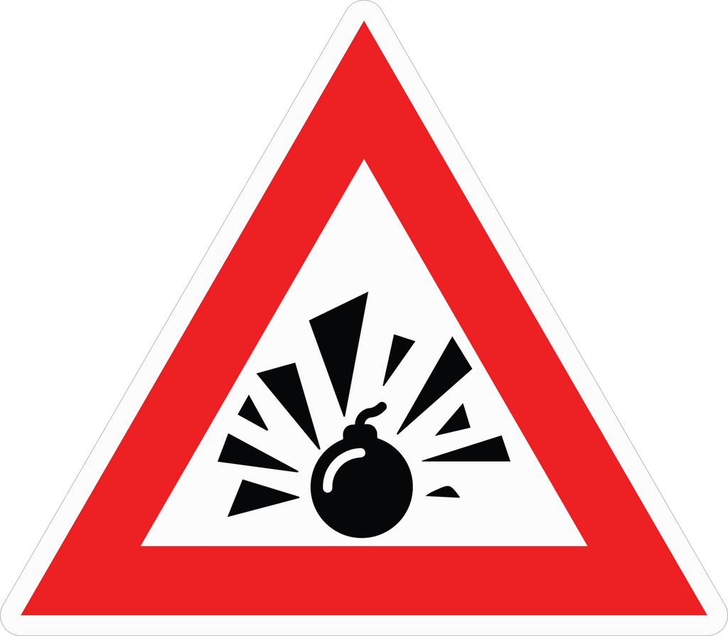 EXPLOSION STICKER Premium Vinyl Sticker