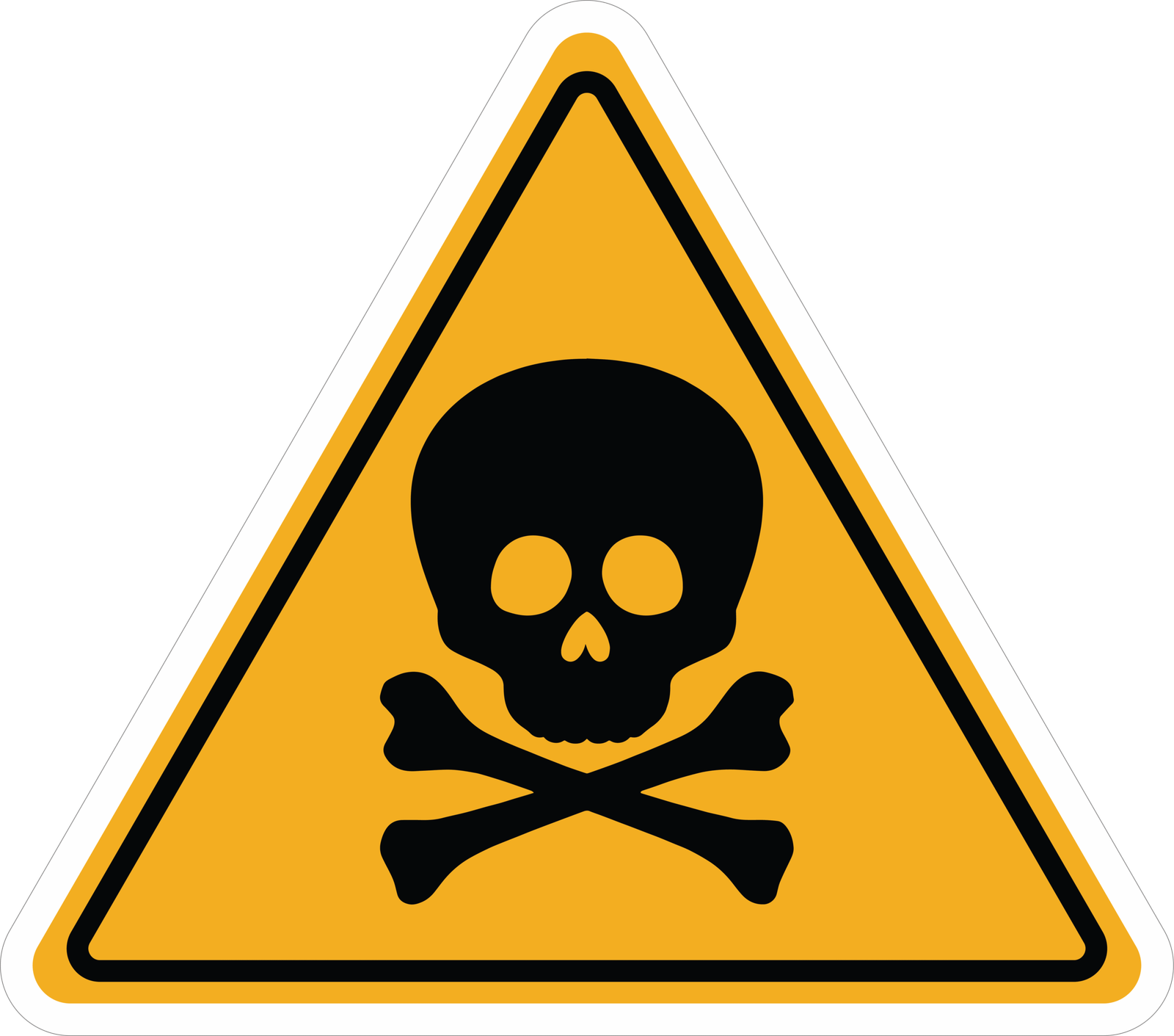 DANGER STICKER Premium Vinyl Sticker