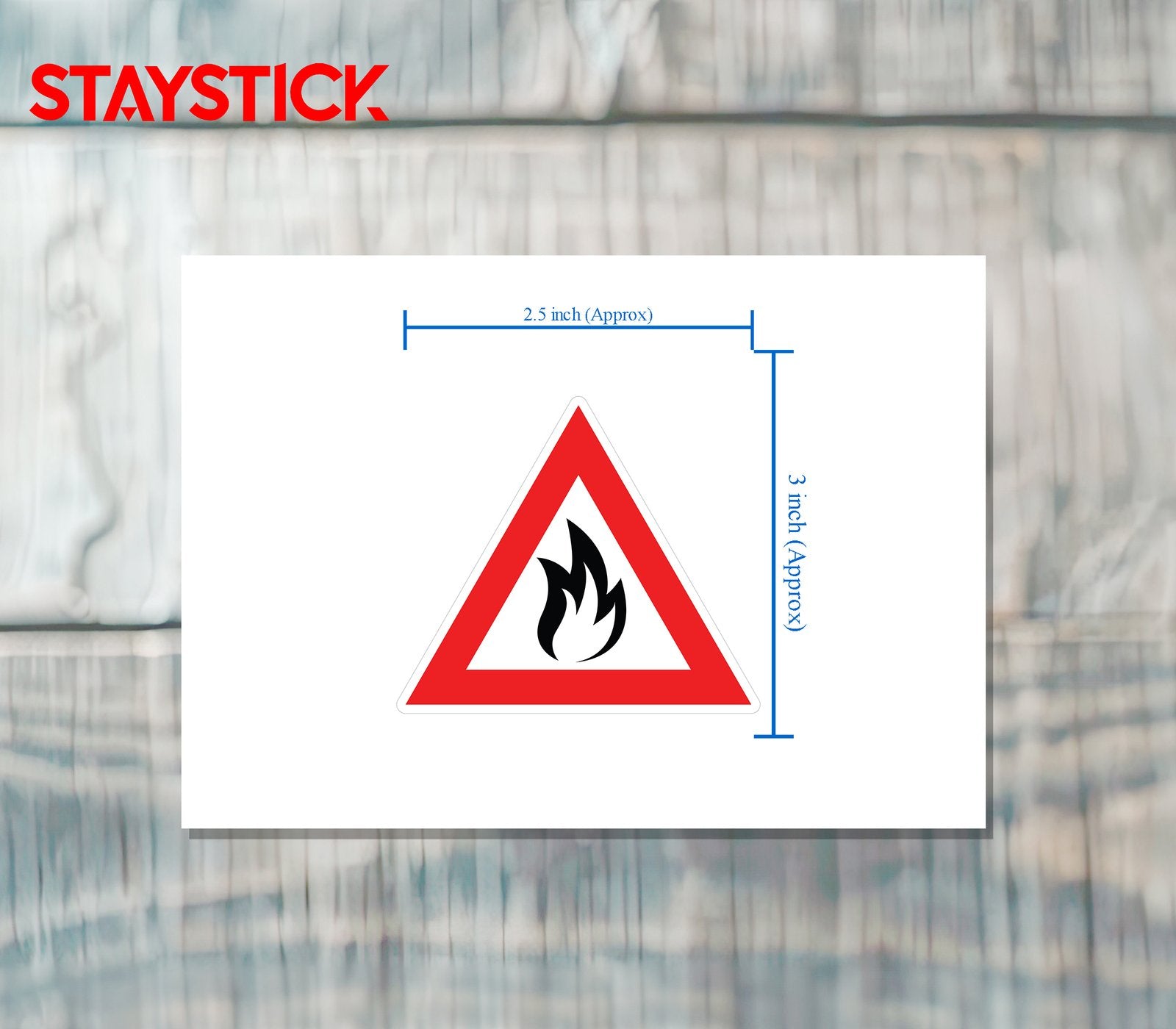 FLAM STICKER Premium Vinyl Sticker
