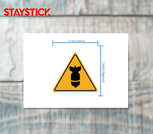 BOMB STICKER Premium Vinyl Sticker
