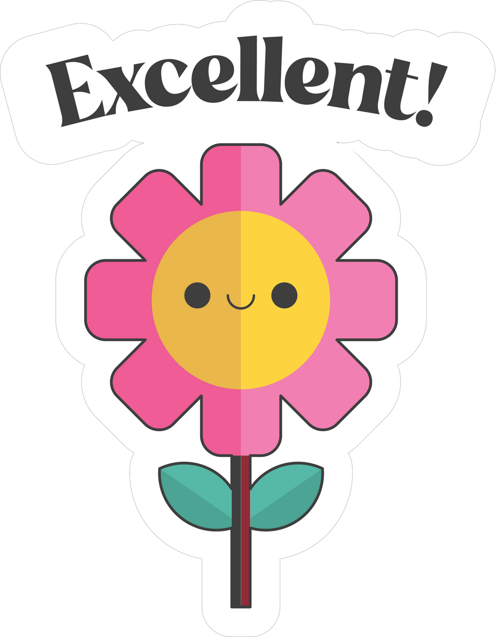 MOTIVATIONAL STICKER Metalized Sticker